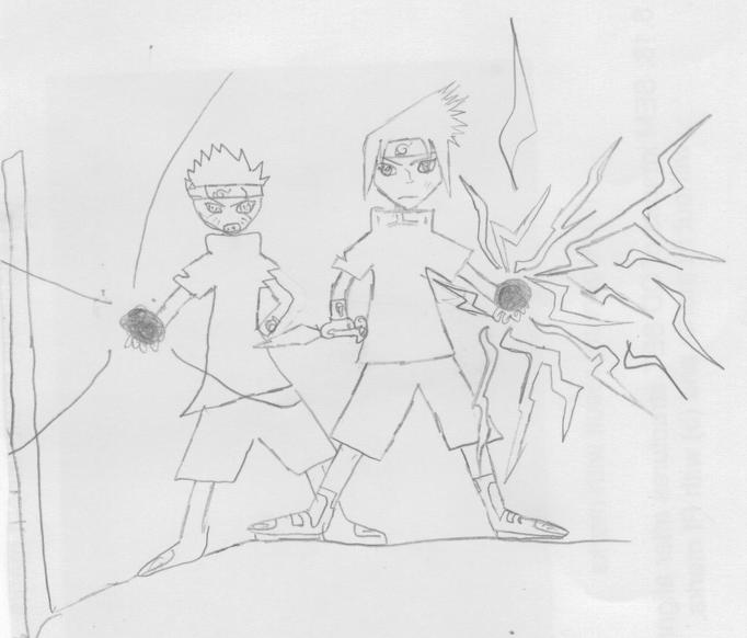 40 Gambar Naruto Keren Dari Pensil HD Terbaik